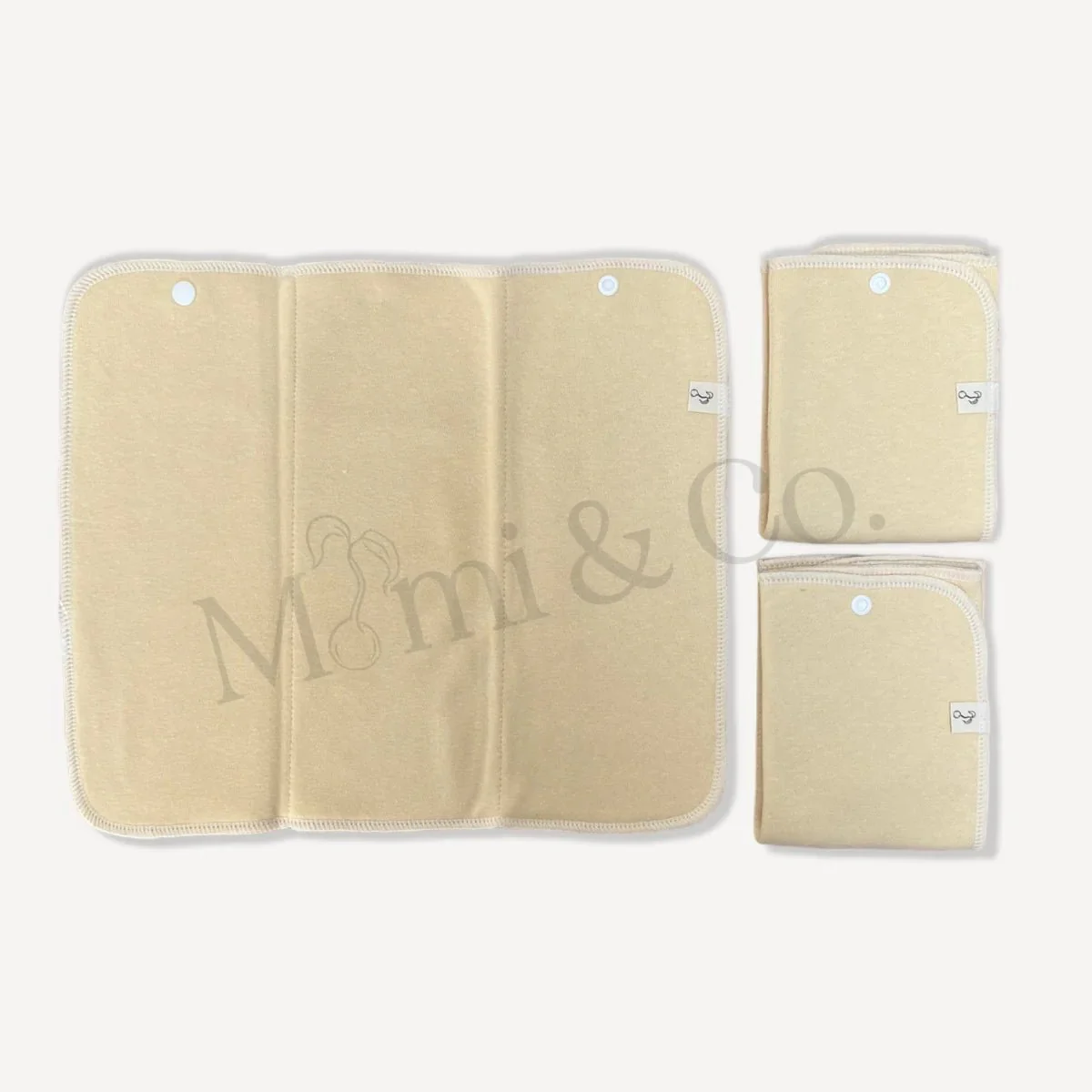 2 Layer Hemp Cotton Trifold | 4 Pack - Image 3