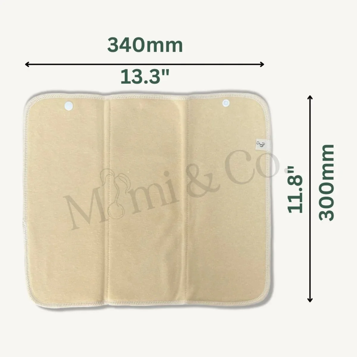 2 Layer Hemp Cotton Trifold | 4 Pack - Image 6