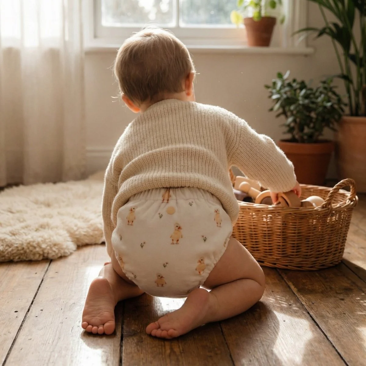 Average Wetter Night Nappy | Baby Duck - Image 3