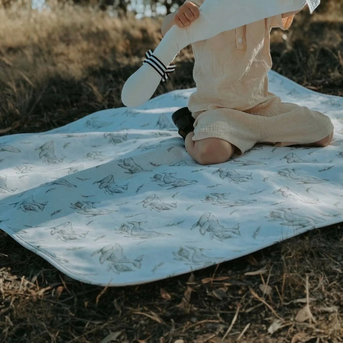 Messy Baby Play Mat | Whales - Image 4