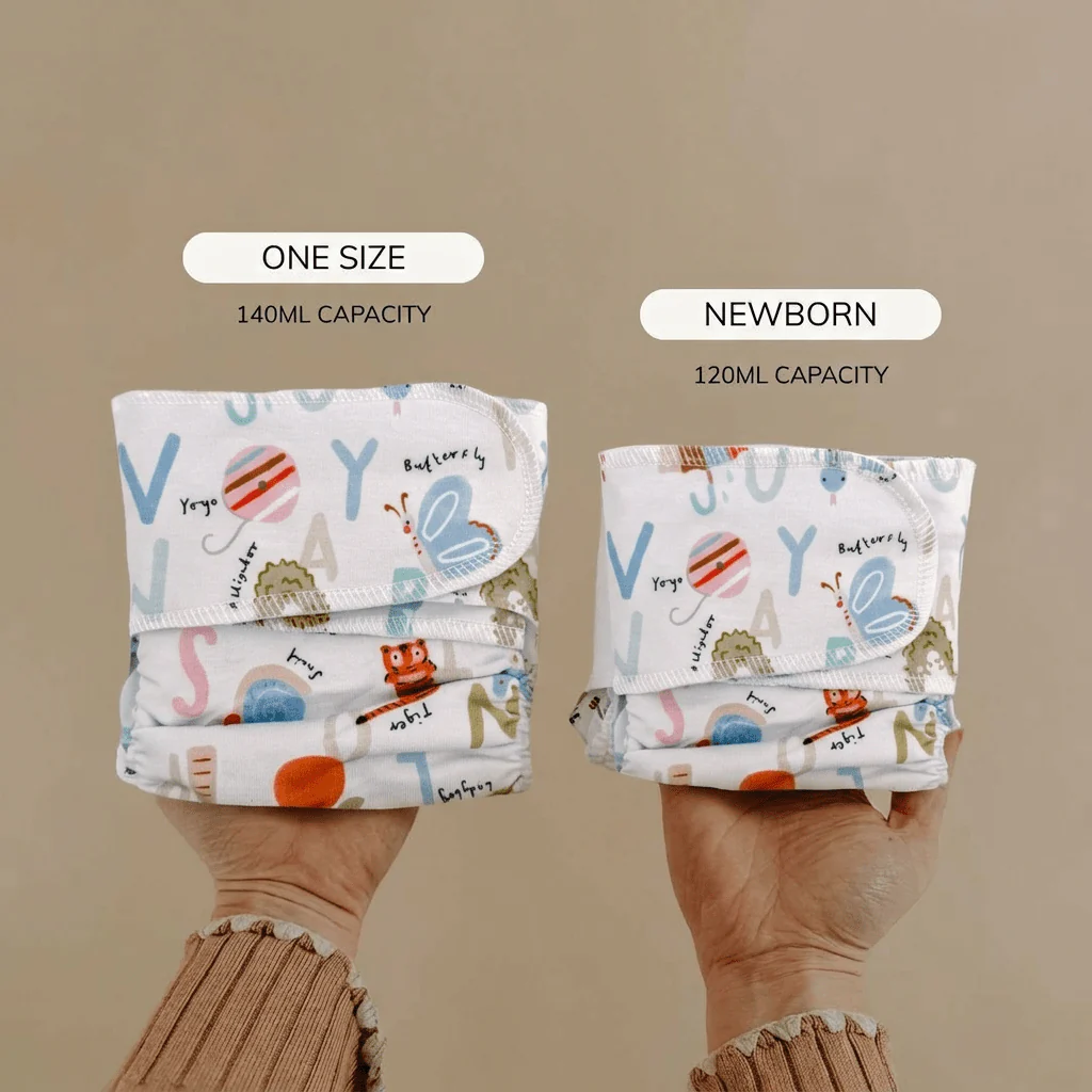 Newborn Stretchy Cotton Preflat | Alphabet - Image 7