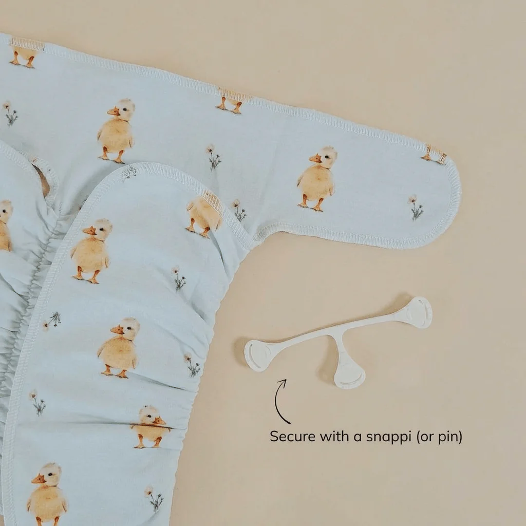 Newborn Stretchy Cotton Preflat | Baby Duck - Image 5