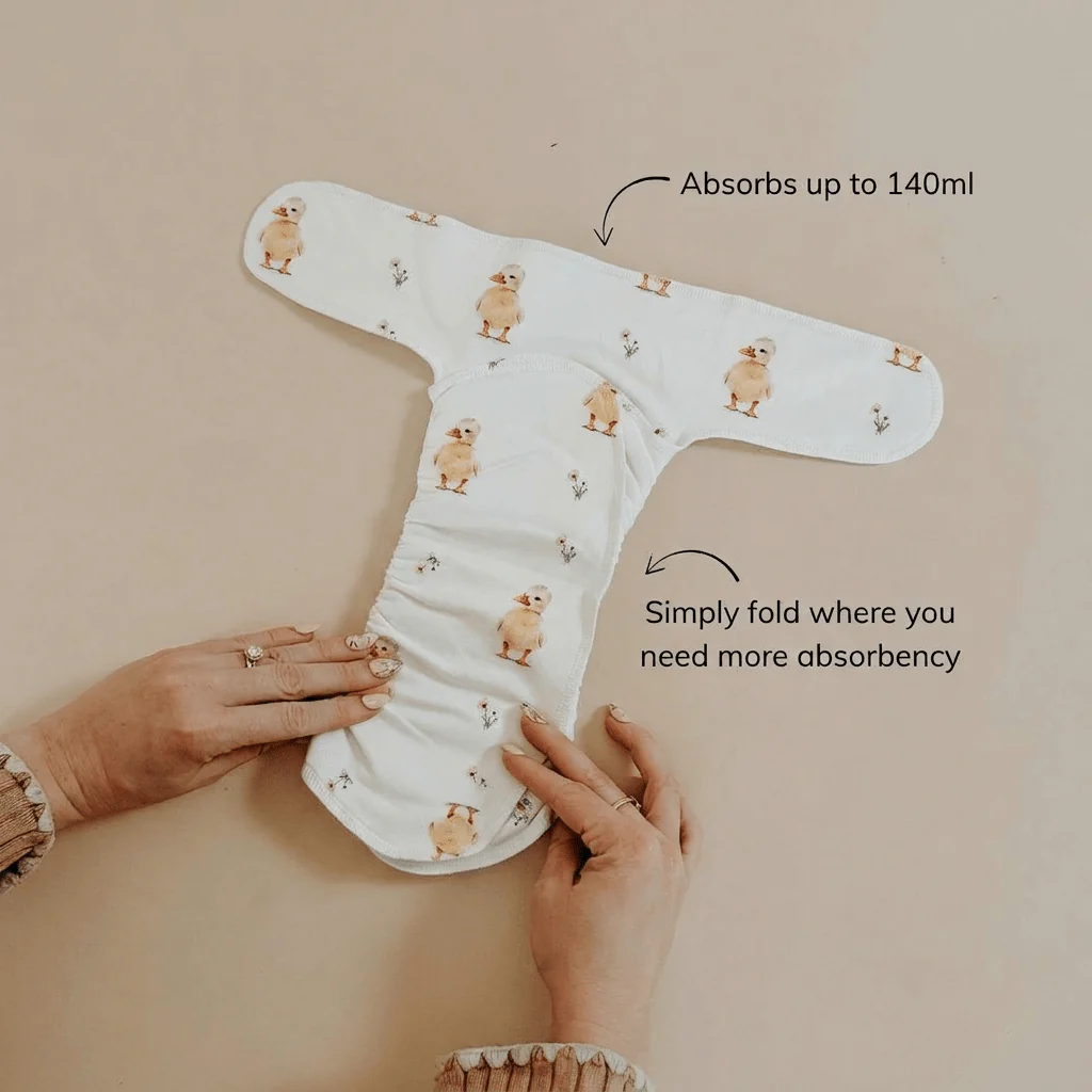 Newborn Stretchy Cotton Preflat | Baby Duck - Image 7