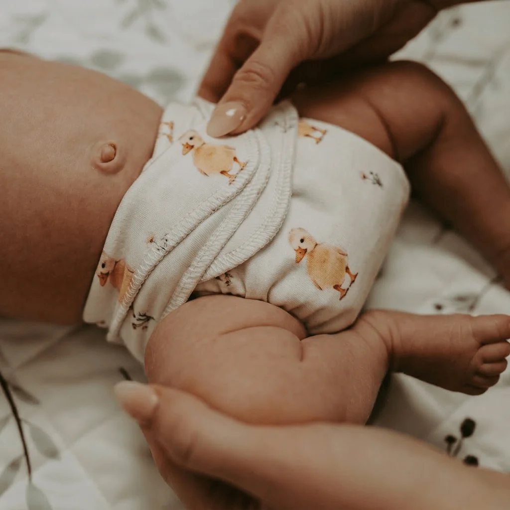Newborn Stretchy Cotton Preflat | Baby Duck - Image 3